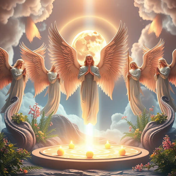 Archangel Ariel’s, Archangel Fortuna’s, Archangel Baruchiel’s, Archangel Expedite’s, Archangel Sachiel’s, Archangel Massalkor and Archangel Remph’s New Moon Puja ( Prayer, Blessing, Workshop, Incantation, Etc.)